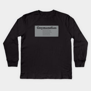 Ozymandias Kids Long Sleeve T-Shirt